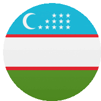 Uzbekistan Flags Sticker - Uzbekistan Flags Joypixels Stickers