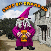 Shut Up Grandad Wizard GIF - Shut Up Grandad Wizard Grandad GIFs