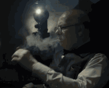 Cigar Smoke GIF - Darkest Hour Darkest Hour Film Darkest Hour Gifs GIFs