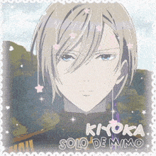 a picture of a boy with the name kioka solo de mimo