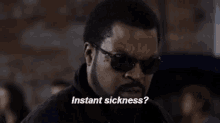 Instant Sickness Ice Cube GIF