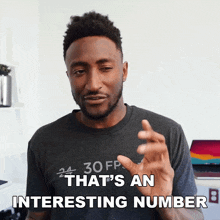 That'S An Interesting Number Marques Brownlee GIF - That'S An Interesting Number Marques Brownlee That'S An Intriguing Number GIFs