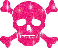 Skull Pink Sticker - Skull Pink Pink Skull Stickers