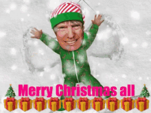 Trump Merry Christmas GIF