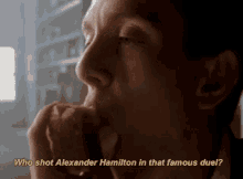 Aaron Burr Alexander Hamilton GIF - Aaron Burr Alexander Hamilton Who Shot GIFs