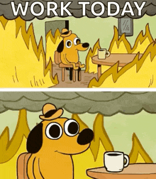Fine This Is Fine GIF - Fine This Is Fine Dumpster Fire GIFs