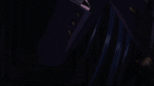 a close up of a person 's face with tears coming out of it
