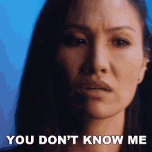 You Dont Know Me Violet GIF - You Dont Know Me Violet Blood And Treasure GIFs