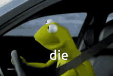Kermit Looks Over And Die GIF - Kermit Looks Over And Die GIFs