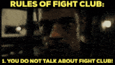 Fight Club Rules Fight Club GIF - Fight Club Rules Fight Club Fight Club Rules GIFs