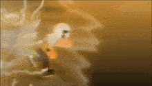 a blurred image of a person 's face with a light behind them