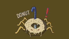 Donut Eat Me GIF - Donut Eat Me Spider GIFs