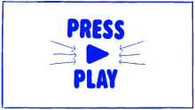 press play sticker
