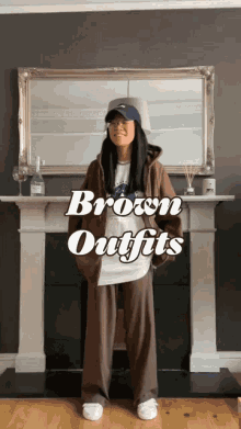 Brown Outfits GIF - Brown Outfits Tiktok GIFs