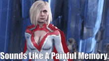 Injustice 2 Power Girl GIF - Injustice 2 Power Girl Sounds Like A Painful Memory GIFs