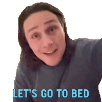 Lets Go To Bed Michael Downie Sticker - Lets Go To Bed Michael Downie Downielive Stickers