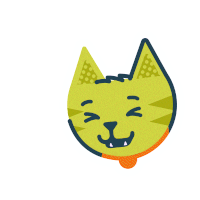 Cat Laughing Sticker - Cat Laughing Stickers