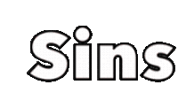 Sins Word Sticker - Sins Word Stickers