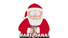 marijuana santa claus south park christmas snow season23ep10