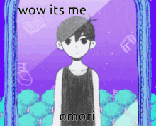 Omori Omori Mirror GIF - Omori Omori Mirror Wow GIFs