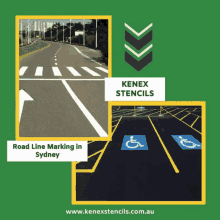 road line marking sydney kenex stencils stencils