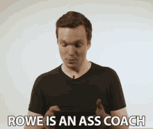 Rowe Is An Ass Coach Reading GIF - Rowe Is An Ass Coach Reading Talking To Myself GIFs