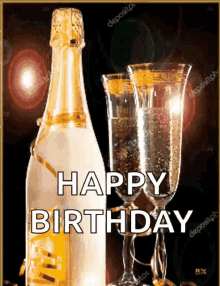 Happy Birthday Celebrate GIF - Happy Birthday Celebrate Wine GIFs