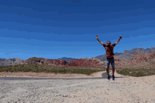 Jumping Desert GIF - Jumping Desert Man Jumping GIFs
