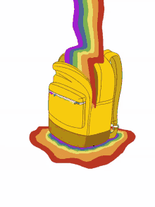 backpack rainbows rainbow drip