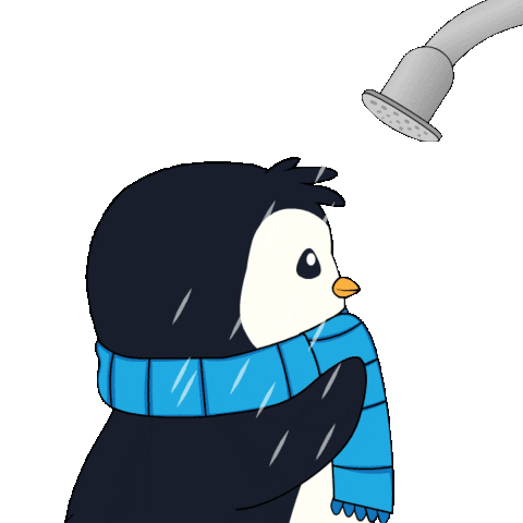 Penguin Bath Sticker - Penguin Bath Shower Stickers