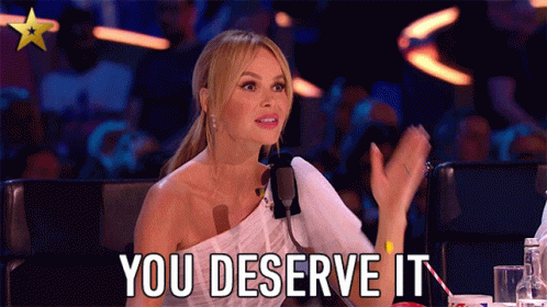 You Deserve It Amanda Holden GIF - You Deserve It Amanda Holden Britains Got Talent GIFs