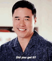 When No One Laughs At Ur Jokes GIF - Fresh Off The Boat Randall Park Did You Get It GIFs