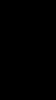 a black background with the words `` he he '' written in white letters .