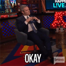 Okay Andy Cohen GIF - Okay Andy Cohen Watch What Happens Live With Andy Cohen GIFs
