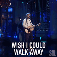 Wish I Could Walk Away Ed Sheeran GIF