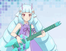 guitar delmin anime play show by rock