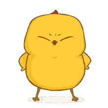 laughing chick