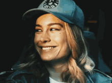 Captain Marvel Brie Larson GIF - Captain Marvel Brie Larson Laughing GIFs