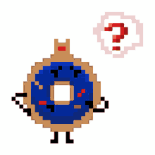 king don king don think king don confused gladsetmad cute donut character