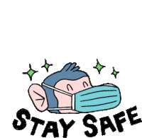 Stay Safe Stay Home Sticker - Stay Safe Stay Home Coronavirus Stickers