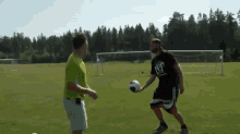 Punching A Ball: Goalie Vs. Heavy Weight Boxer GIF - Siccer Goalie Punching A Ball GIFs