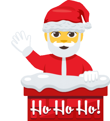 Ho Ho Ho Santa Claus Sticker - Ho Ho Ho Santa Claus Winter Joy Stickers