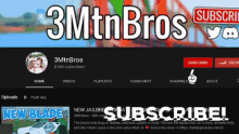 3mtnbros roblox subscribe youtube reminder