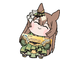 a cartoon drawing of a horse holding a piece of paper