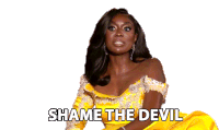 Shame The Devil Wendy Osefo Sticker - Shame The Devil Wendy Osefo Real Housewives Of Potomac Stickers