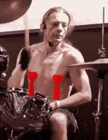 Drums Drummer GIF - Drums Drummer Nipples GIFs