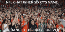 Nflchat Sixxy GIF - Nflchat Sixxy Suxxy GIFs