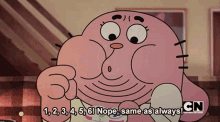 The Amazing World Of Gumball 123456nope GIF - The Amazing World Of Gumball 123456nope Same As Always GIFs