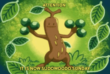 Pokemon Sudowoodo GIF - Pokemon Sudowoodo Sudowoodo Sunday GIFs