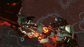 a computer generated image of a monster with a sword